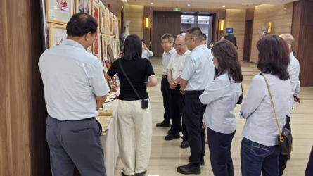 國泰海通證券股份有限公司相關營業部參觀甘肅工程咨詢集團廉潔文化作品展