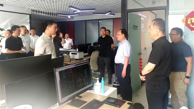 張佩峰一行調研省建筑設計院新疆分公司、省水電設計院新疆分公司